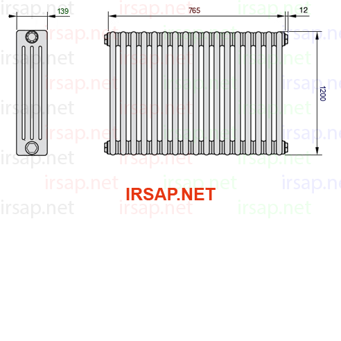 Радиатор IRSAP Tesi 41200/17 T23 CL 01